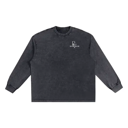 Rivo Snow Washed Oversize Long Tee